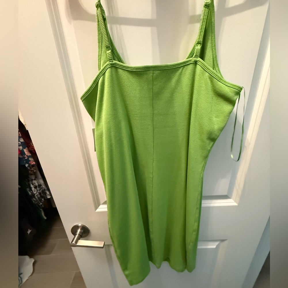 Old Navy fitted ribbed cami dress - Picture 3 of 4